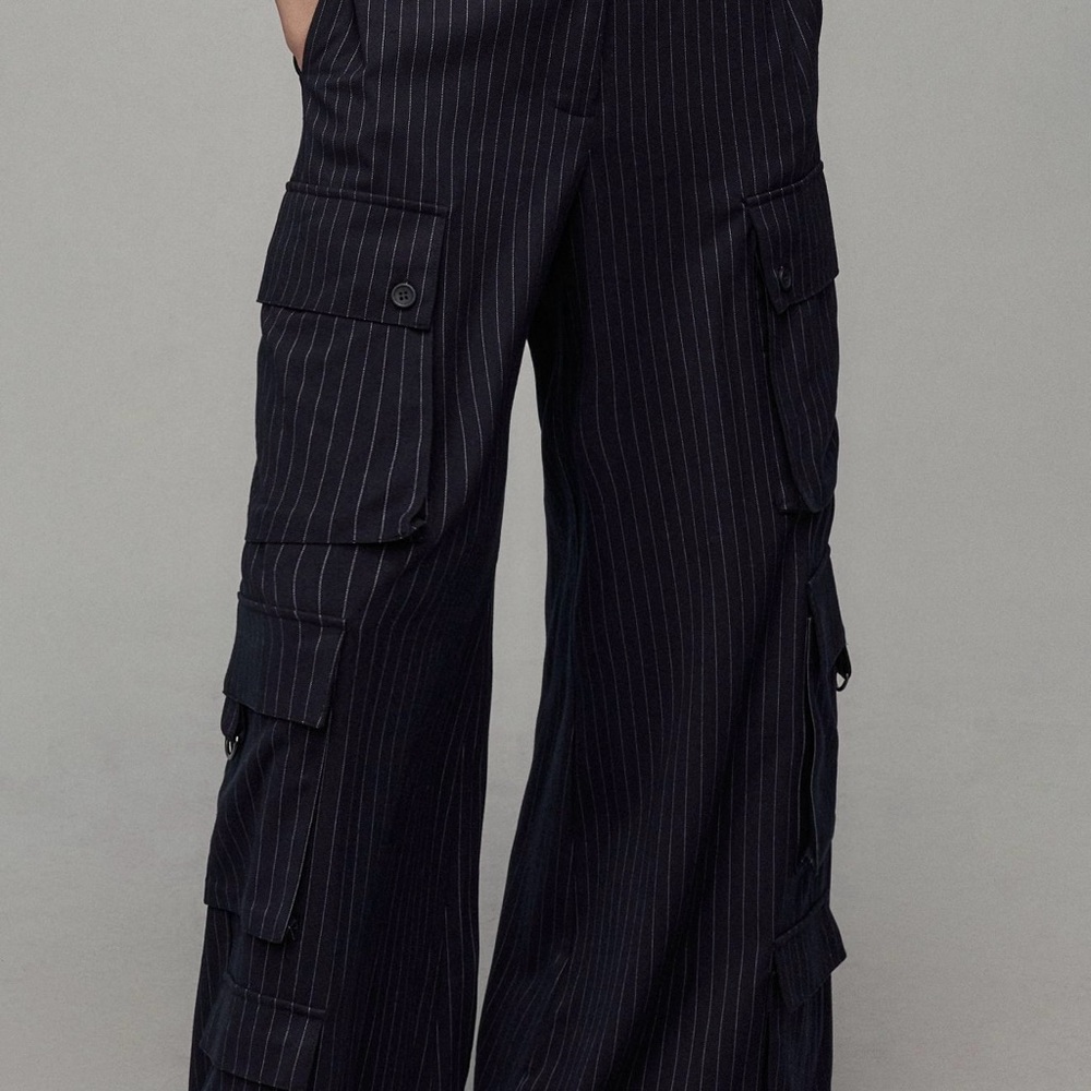 TwentySixHundred x Anthropologie Pinstripe Cargo Utility Pants